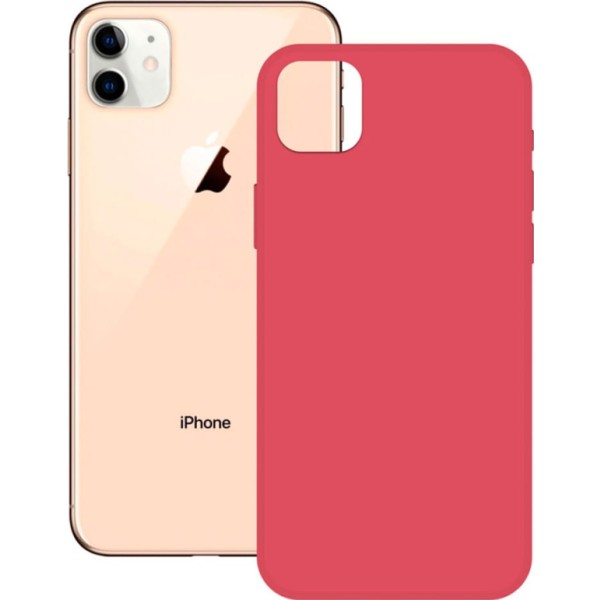 Ksix trasera semirrígida fucsia / apple iphone 12 pro